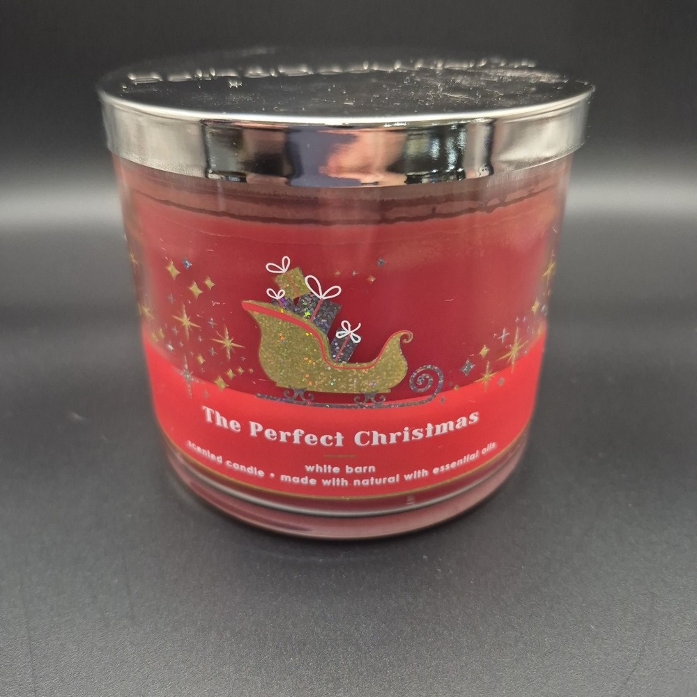 BATH & BODY WORKS 2021 THE PERFECT CHRISTMAS 3-WICK CANDLE 14.5 OZ LARGE NEW